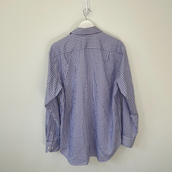 M&S Collection Regular Fit Striped Button Up - Picture 5 of 7